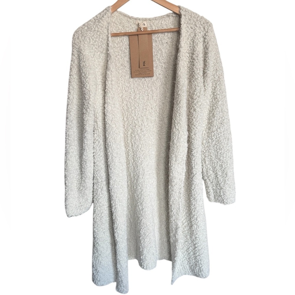 NWT POL open front cardigan size Large